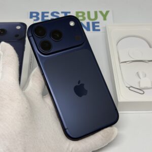 iPhone 17 Pro 256GB blauw /krasvrij glas /100% batt /garantie