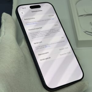 iPhone 17 Pro 256GB blauw /krasvrij glas /100% batt /garantie