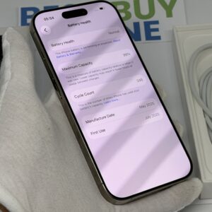 IMG_2154 2 iPhone 16 Pro 128GB naturel /krasvrij /99% batt /garantie