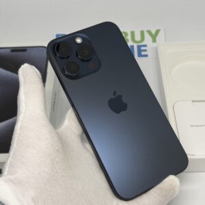 iPhone 15 Pro Max 256GB blauw /zeer net /100% batt /garantie