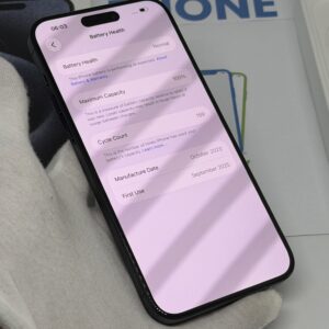 iPhone 15 Pro Max 256GB blauw /zeer net /100% batt /garantie