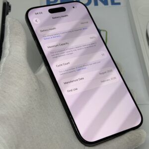 iPhone Air 256GB zwart /100% batt /krasvrij /garantie