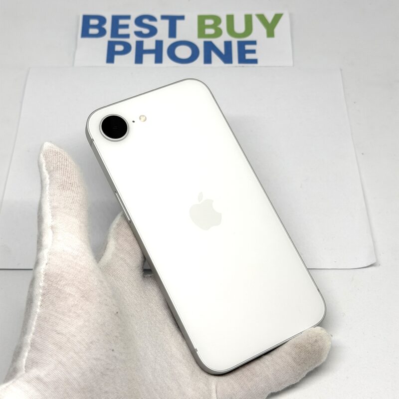 iPhone 16E 128GB wit /ongebruikt + 12 maanden garantie