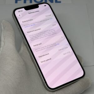 iPhone 16E 128GB wit /ongebruikt + 12 maanden garantie