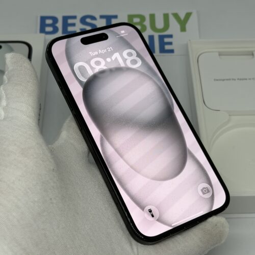 iPhone 15 256GB zwart /85% batt /licht gebruikt /garantie