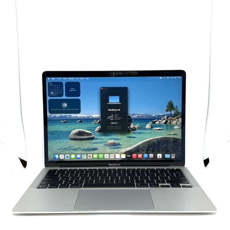 MacBook Air M1 16GB ram 1TB zilver /zeer net /86% batt /garantie