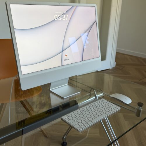 Apple iMac 2021 M1 256GB zilver 16GB RAM + garantie