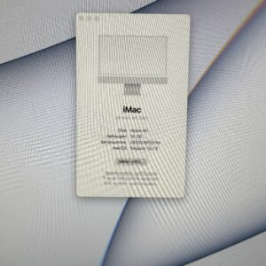 Apple iMac 2021 M1 256GB zilver 16GB RAM + garantie