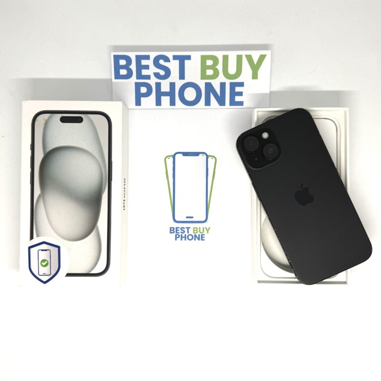 iPhone 15 128GB zwart /krasvrij scherm /85% batt /garantie