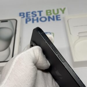 iPhone 15 128GB zwart /krasvrij scherm /85% batt /garantie