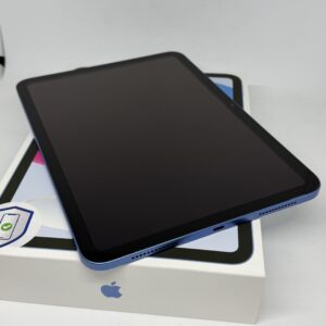 iPad 10e 256GB blauw /krasvrij /93% batt /garantie