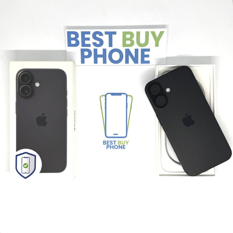 iPhone 16 128GB zwart /97% batt /licht gebruikt /garantie