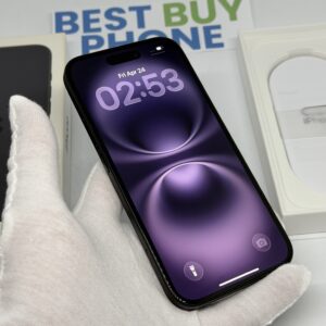 iPhone 16 128GB zwart /97% batt /licht gebruikt /garantie