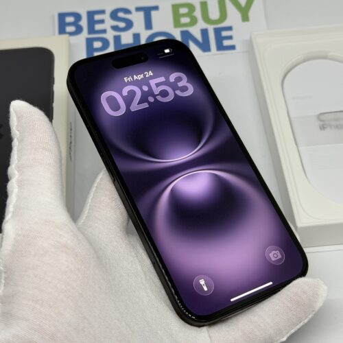 iPhone 16 128GB zwart /97% batt /licht gebruikt /garantie