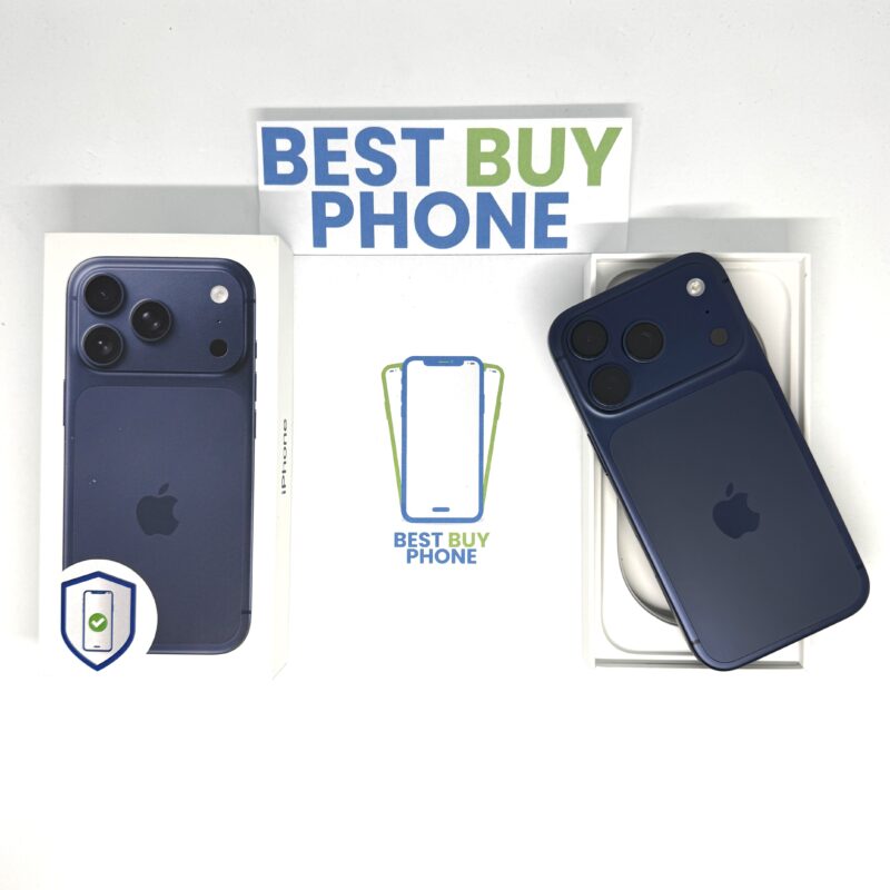 iPhone 17 Pro 256GB blauw /krasvrij /100% batt /garantie