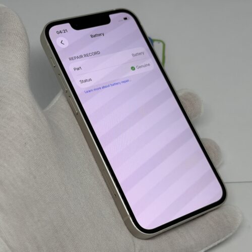 iPhone 13 mini 128GB wit /95% batt /krasvrij /garantie