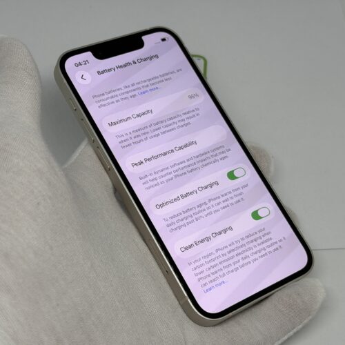 iPhone 13 mini 128GB wit /95% batt /krasvrij /garantie