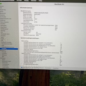 IMG_2863 MacBook Air M1 256GB grijs /zeer net /96% batt /garantie