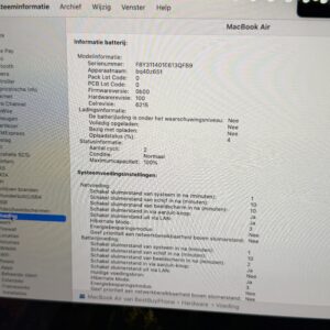 MacBook Air M2 256GB blauw /ongebruikt + 12 maanden garantie