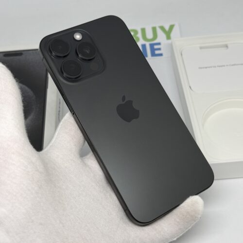 iPhone 15 Pro Max 256GB zwart E-sim /ongebruikt + 12 maanden garantie