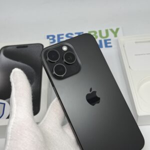 iPhone 15 Pro Max 256GB zwart E-sim /ongebruikt + 12 maanden garantie
