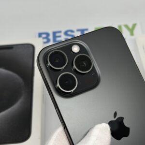 iPhone 15 Pro Max 256GB zwart E-sim /ongebruikt + 12 maanden garantie