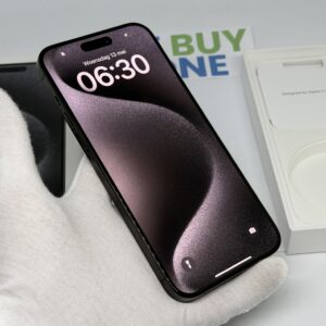 iPhone 15 Pro Max 256GB zwart E-sim /ongebruikt + 12 maanden garantie