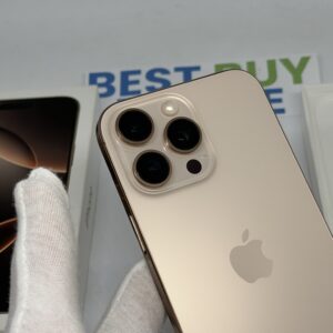 iPhone 16 Pro Max 512GB goud /krasvrij /91% batt /garantie