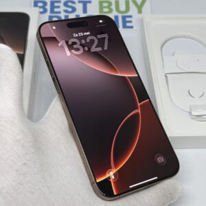 iPhone 16 Pro Max 512GB goud /krasvrij /91% batt /garantie