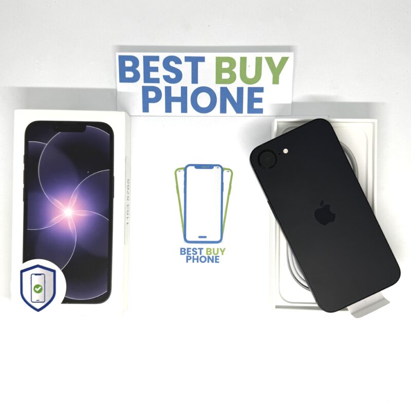 iPhone 17E 256GB zwart /krasvrij /100% batt /garantie