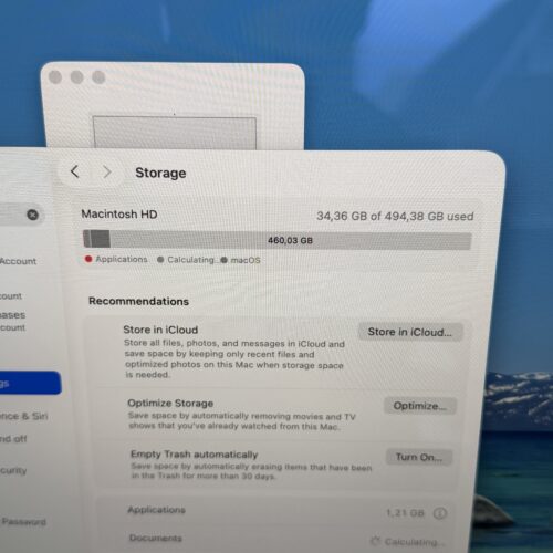 Apple iMac 2021 M1 16GB RAM 512GB/ Touch ID zilver + garantie