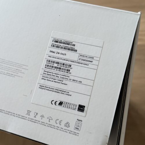 Apple iMac 2021 M1 16GB RAM 512GB/ Touch ID zilver + garantie
