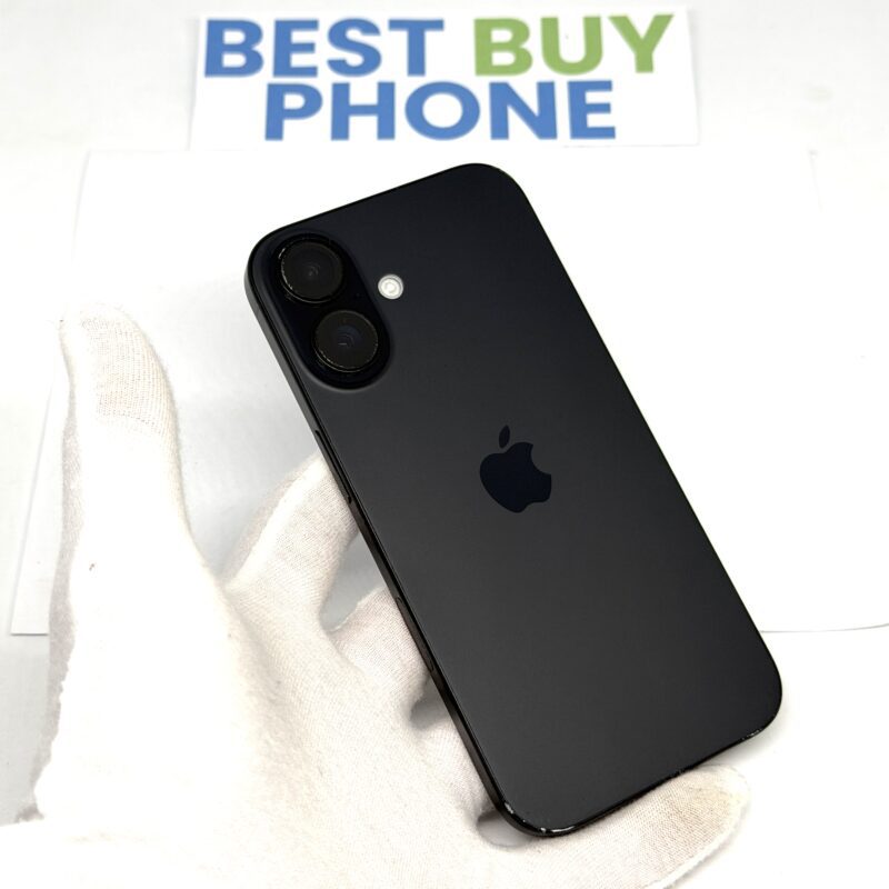 iPhone 16 128GB zwart /licht gebruikt /90% batt /garantie