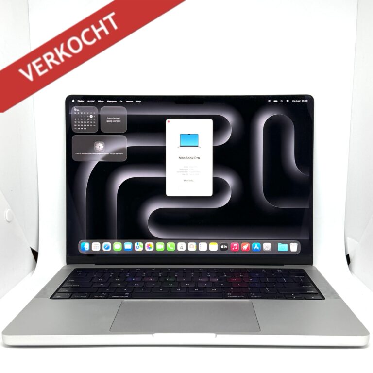 MacBook Pro M3 512GB zilver /krasvrij /94% batt /garantie