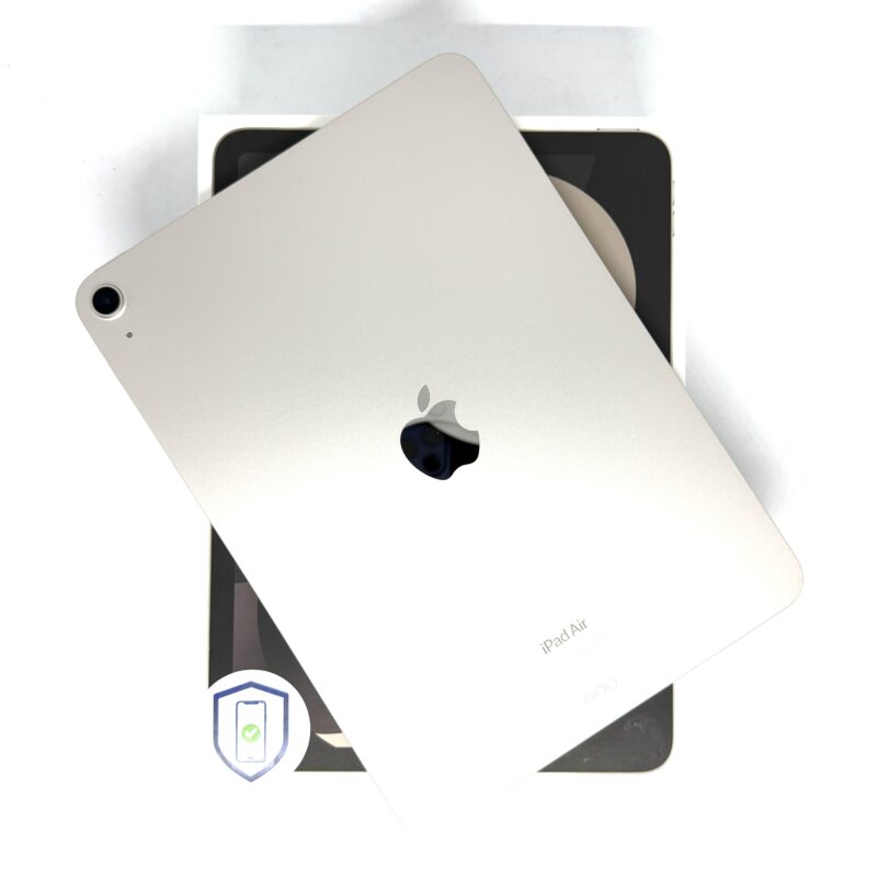 iPad Air 5e M1 64GB zilver /zeer net /89% batt /garantie