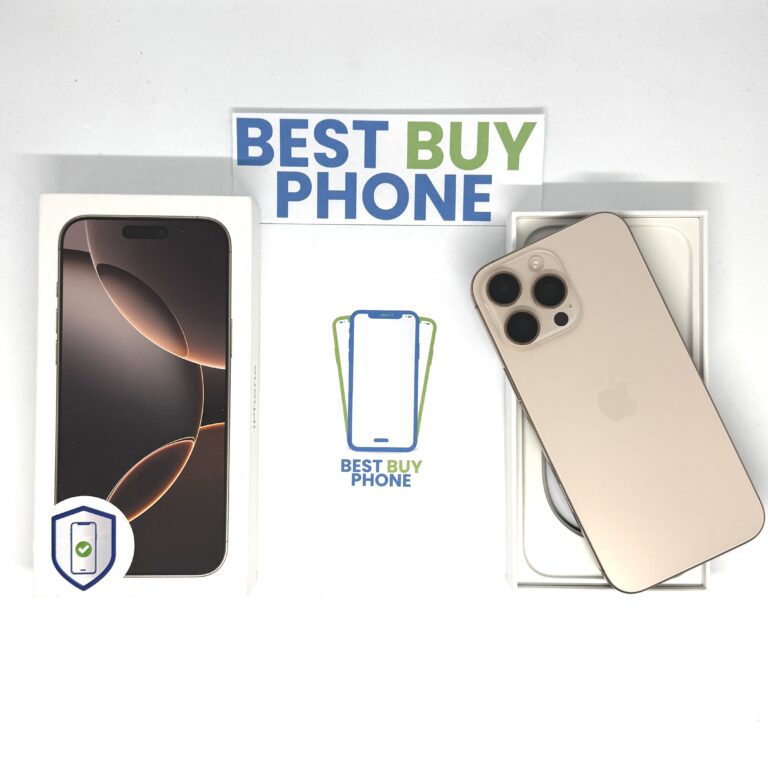 iPhone 16 Pro Max 256GB goud /krasvrij /100% batt /garantie