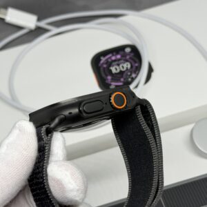 Apple Watch Ultra 3 zwart / zwarte trail Loop /100% batt /garantie