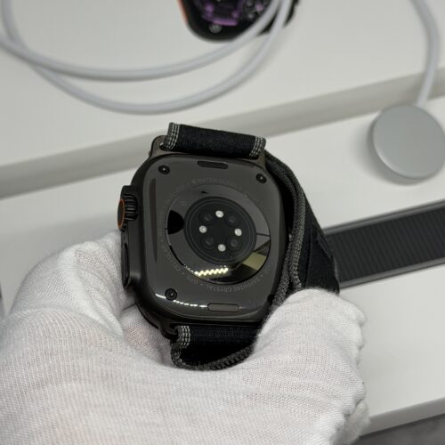Apple Watch Ultra 3 zwart / zwarte trail Loop /100% batt /garantie