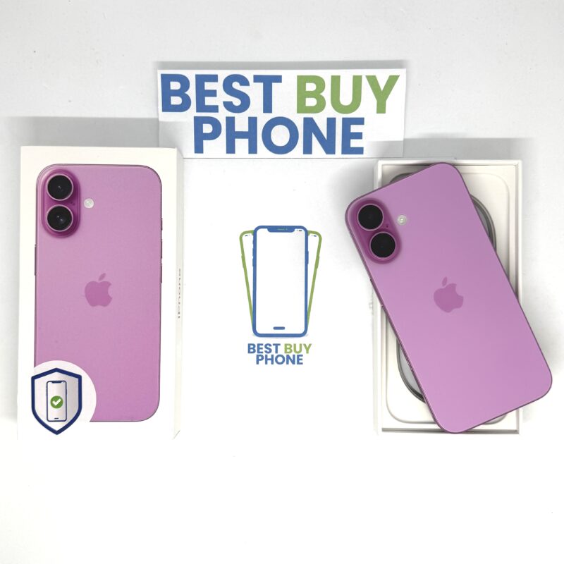 iPhone 16 128GB roze /91% batt /krasvrij /garantie