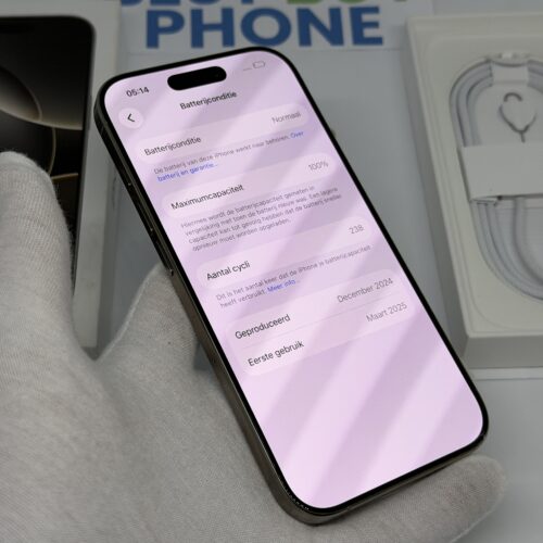 IMG_2892 2 iPhone 16 Pro 128GB grijs /licht gebruikt /100% batt /garantie