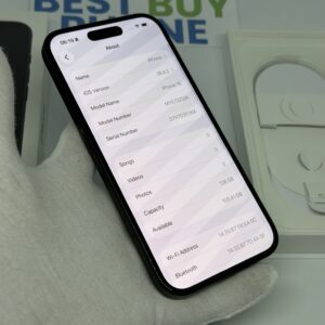 iPhone 16 128GB zwart /89% batt /krasvrij /garantie