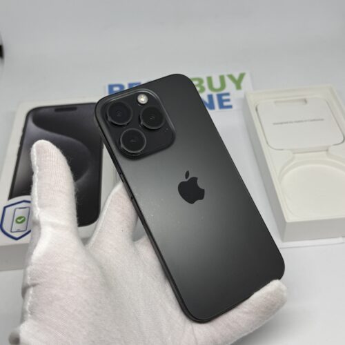 IMG_2921 iPhone 15 Pro 512GB zwart /89% batt /krasvrij scherm /garantie