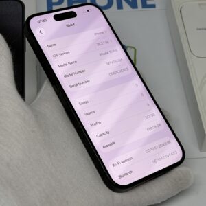 IMG_2927 iPhone 15 Pro 512GB zwart /89% batt /krasvrij scherm /garantie