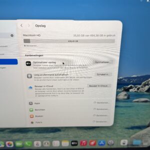 MacBook Air M1 512GB grijs /zeer net /91% batt /garantie