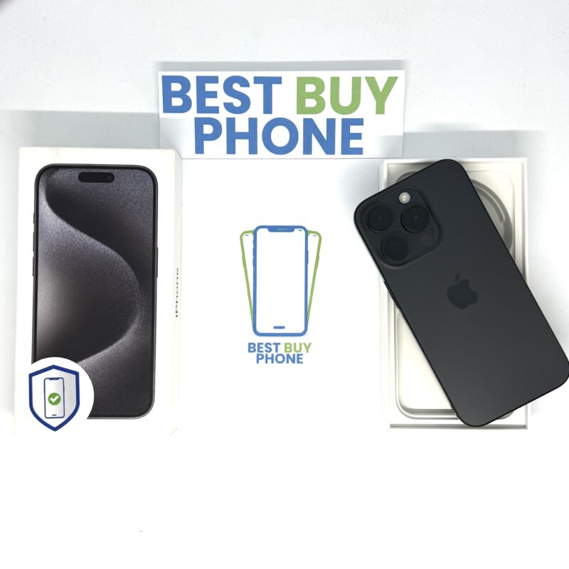 iPhone 15 Pro 128GB zwart /ongebruikt + 12 maanden garantie