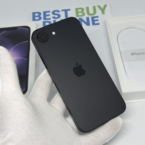 iPhone 17E 256GB zwart /krasvrij scherm /100% batt /garantie