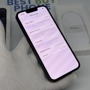 iPhone 17E 256GB zwart /krasvrij scherm /100% batt /garantie