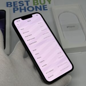 iPhone 17E 256GB zwart /krasvrij scherm /100% batt /garantie