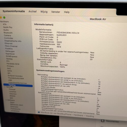 MacBook Air M3 24GB RAM 512GB grijs /ongebruikt + 12 maanden garantie