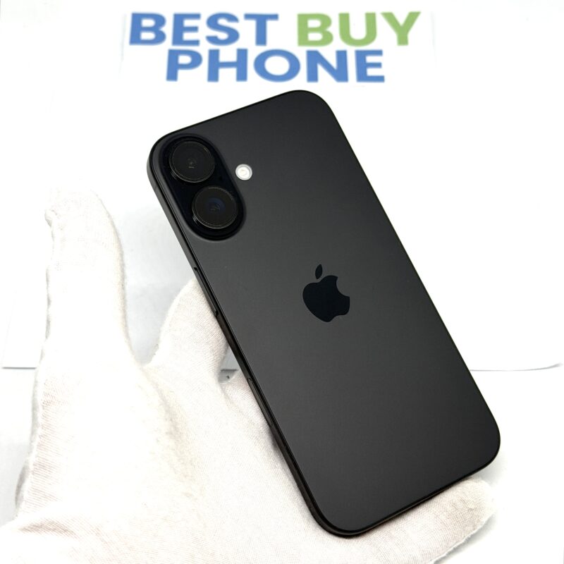 iPhone 16 128GB zwart /ongebruikt + 12 maanden garantie